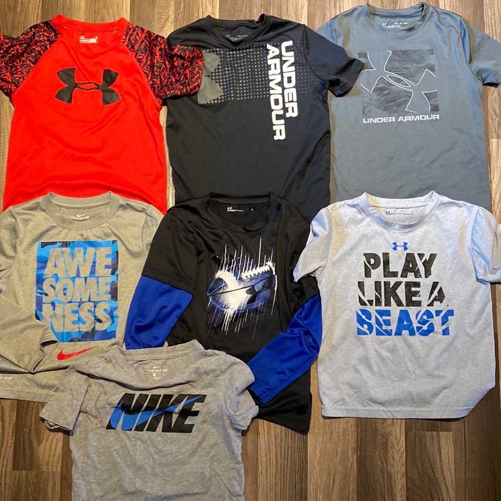 Boys shirt lot. 6/7